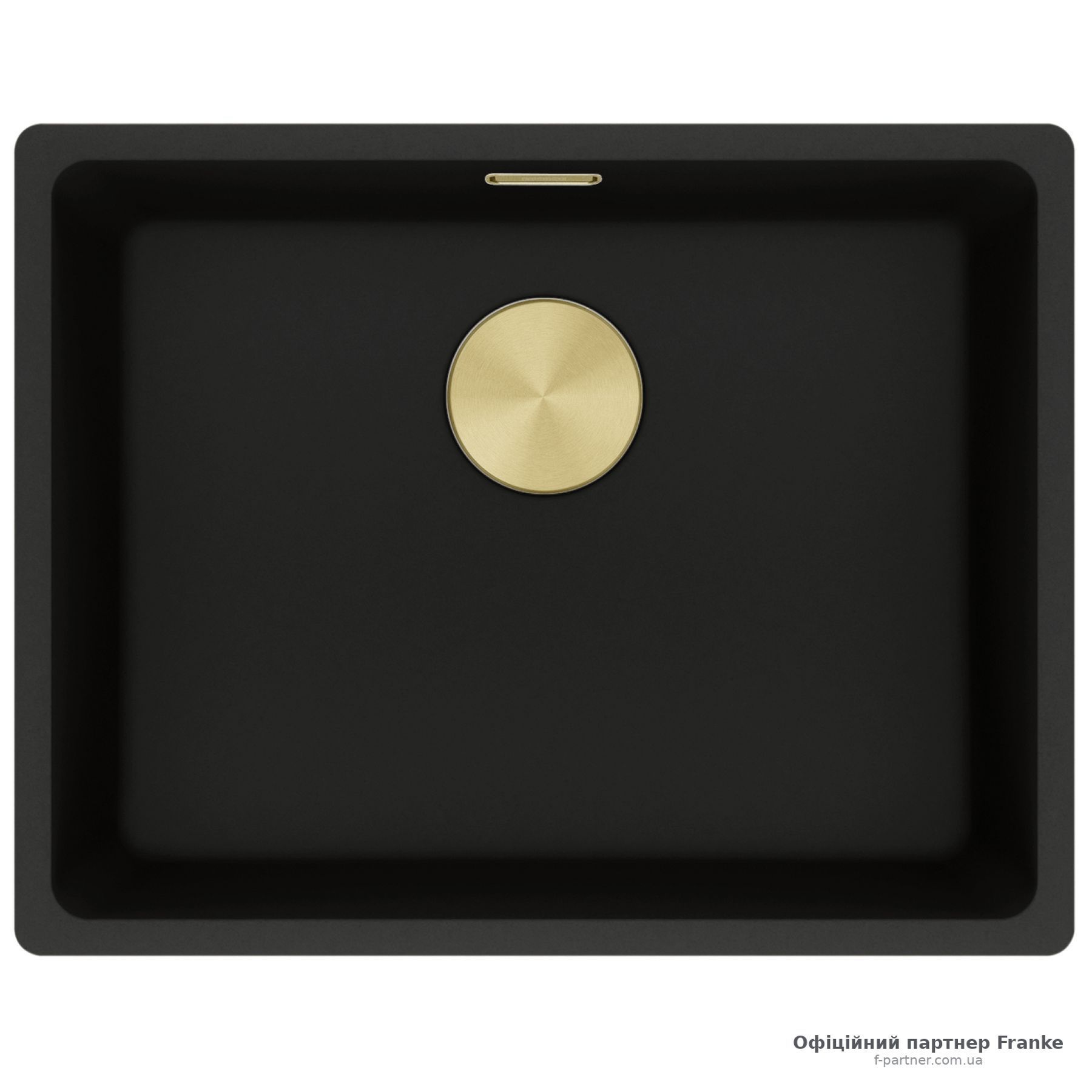 Мийка Franke Maris MRG 110-52 Gold Edition Фраграніт чорний матовий під стільницю 125.0755.505