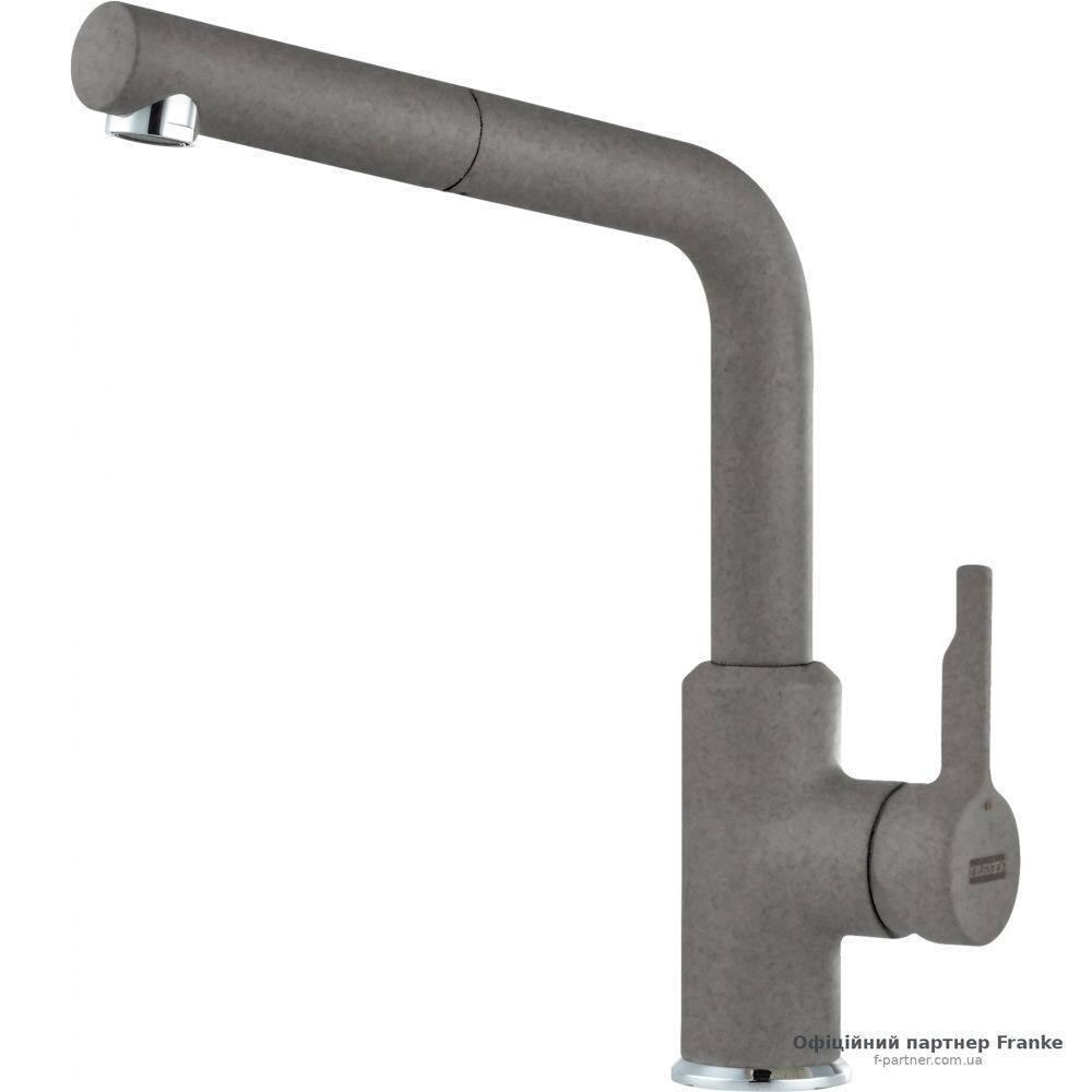 Змішувач Franke Urban Pull Out витяжний вилив сірий камінь 115.0595.089
