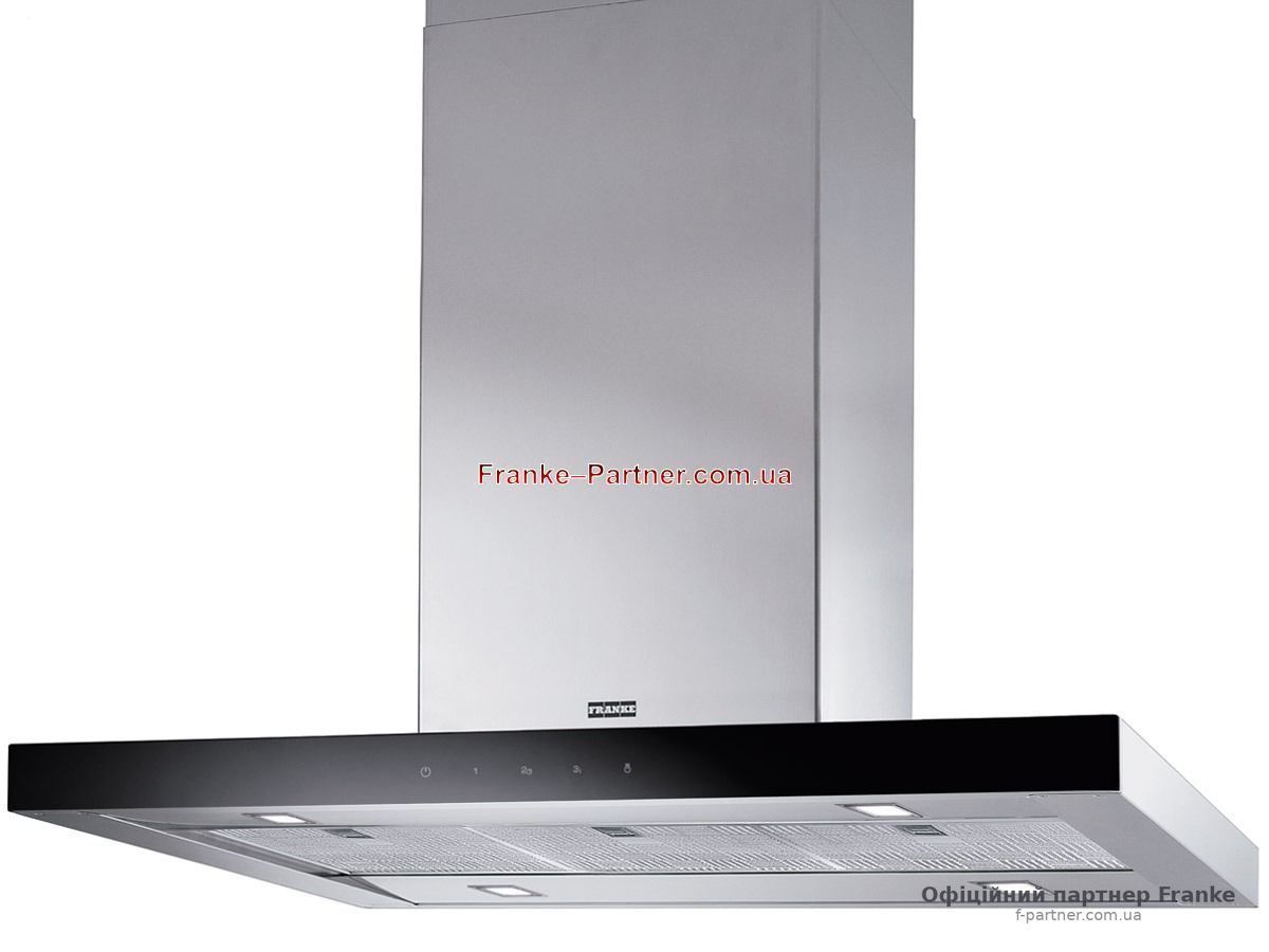 Витяжка Franke Crystal FCR 925 I BK XS LED0 острівна чорний 325.0518.709