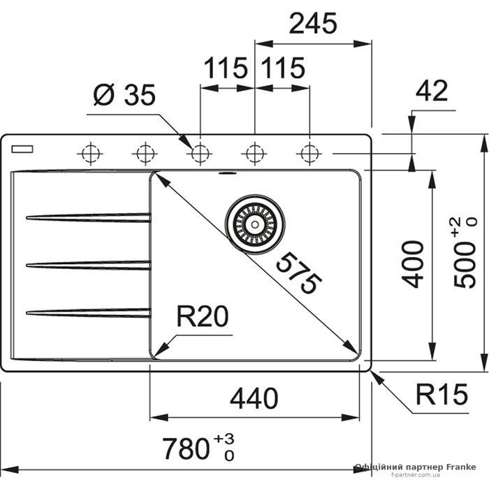 Вітрина &mdash; Кухонна мийка Franke Centro CNG 611-78 TL copy_114.0716.709