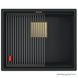 Мойка Franke KUBUS 2 KNG 110-52 Gold Edition Фрагранит черный матовый под столешницу 125.0755.503 125.0755.503 фото 1