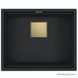 Мойка Franke KUBUS 2 KNG 110-52 Gold Edition Фрагранит черный матовый под столешницу 125.0755.503 125.0755.503 фото 2