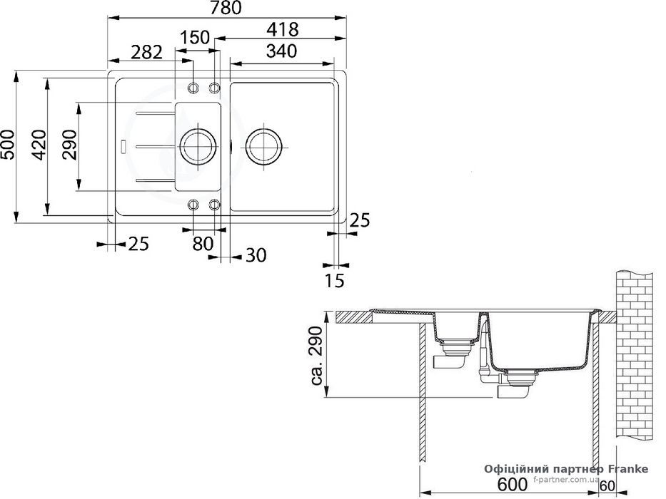 Витрина &mdash; Кухонная мойка Franke Basis BFG 651-78 copy_114.0667.448