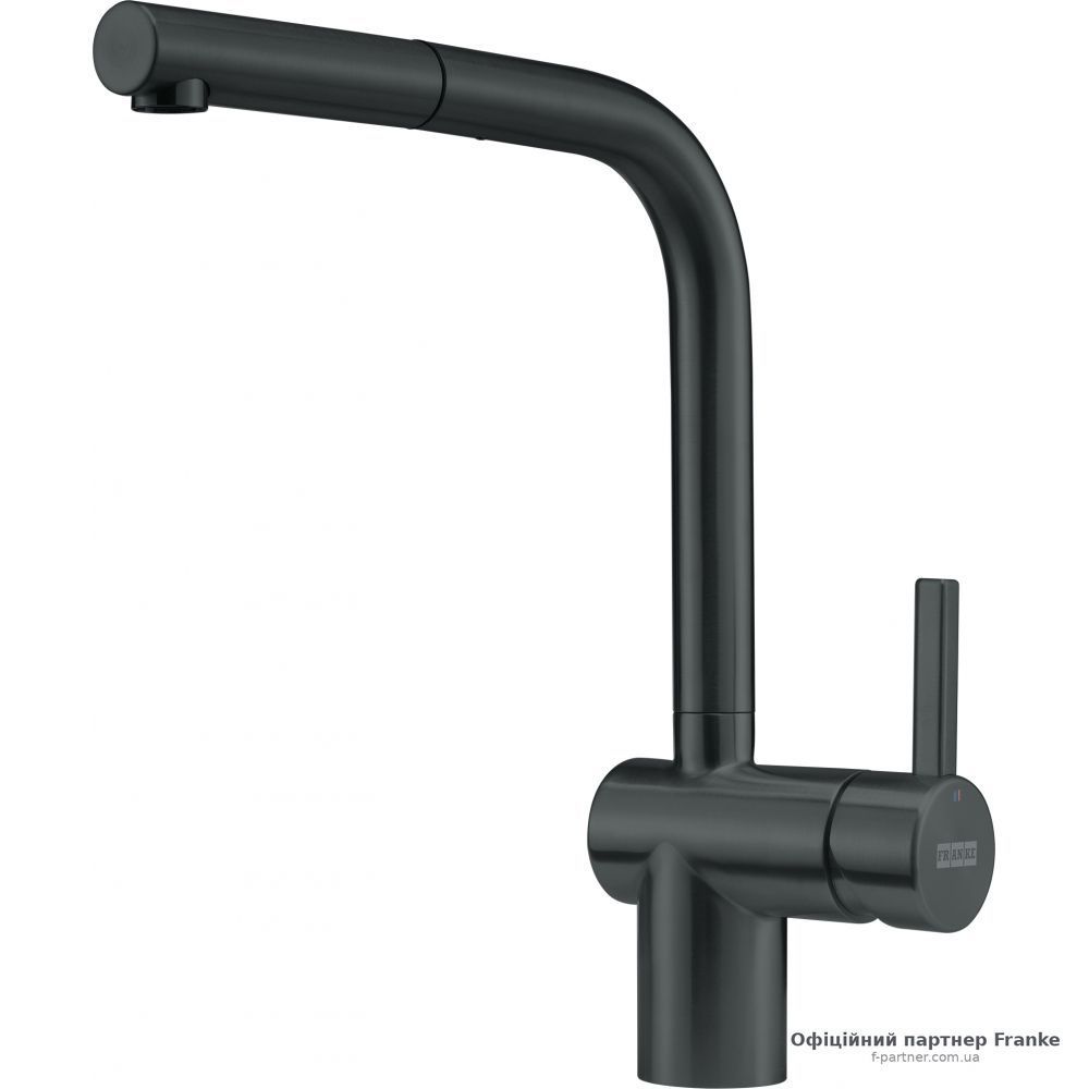 Змішувач Franke Atlas Neo Pull Out витяжний вилив індустріальний чорний 115.0550.427