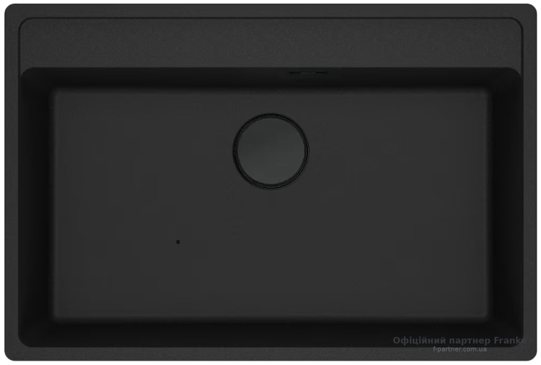 Мийка Franke Maris MRG 610-72 TL Black Edition Фраграніт чорний матовий на стільницю 114.0720.007