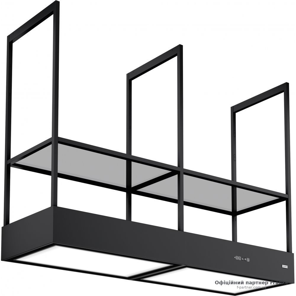 Витяжка Franke Mythos T-Shelf Evolution K-Link FMY EVOLUTION F160 KL острівна чорний матовий 325.0726.999