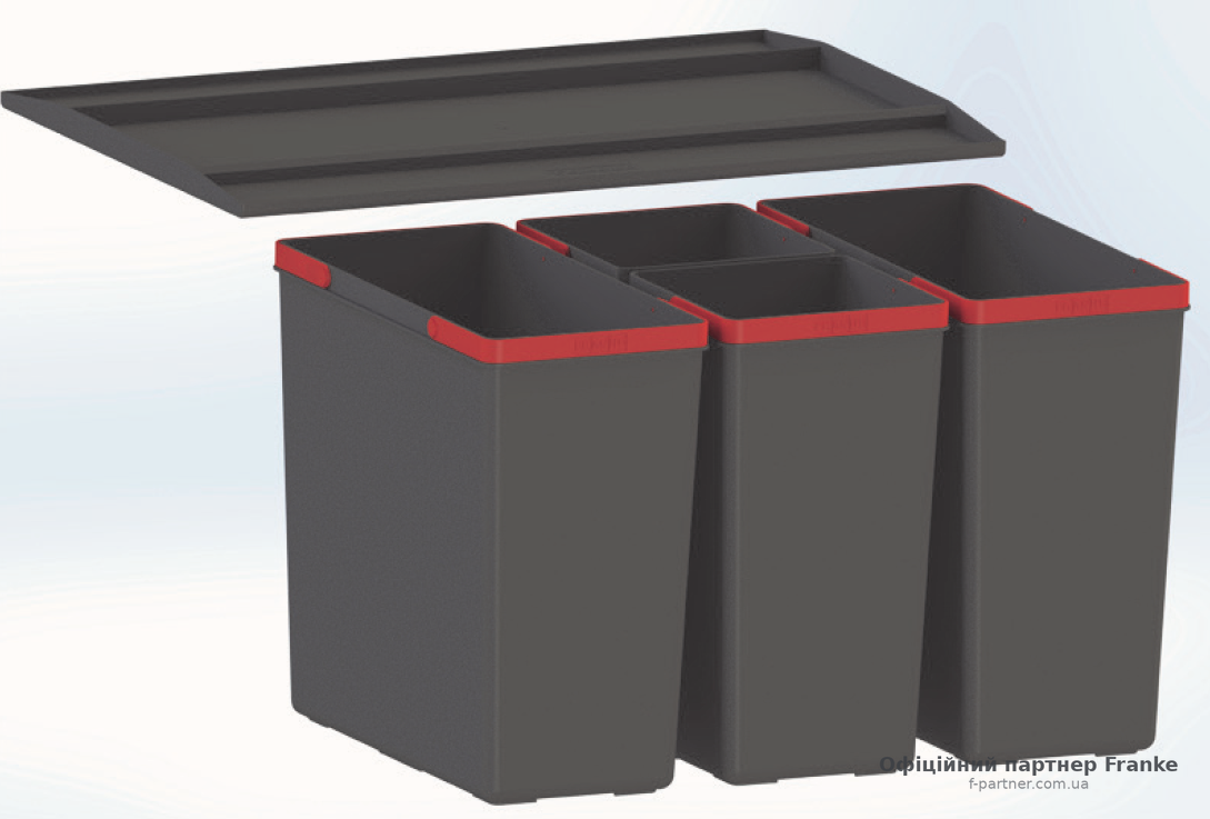 Системи сортування відходів EASYSORT 600-2-2 - Сортер Franke Easy Sort 2х7 5л 2х14 5л 121.0494.193