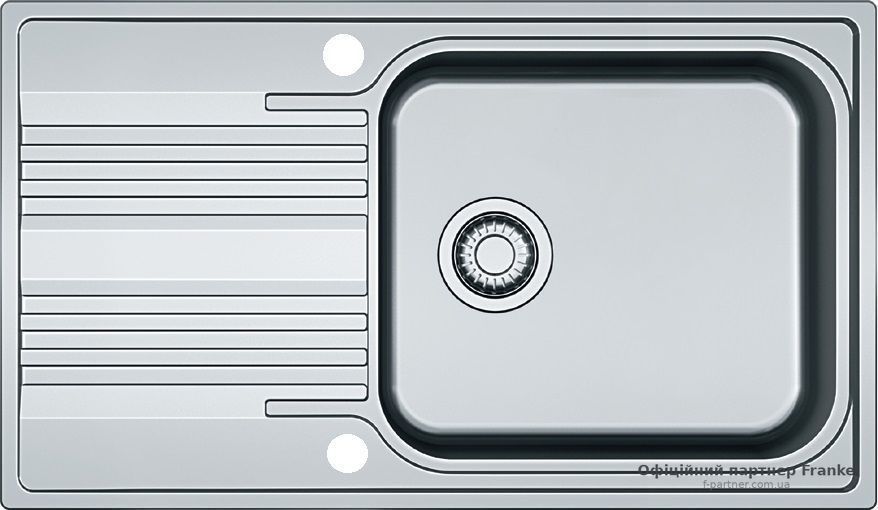 Мийка Franke Smart SRL 611-86 XL нержавіюча сталь на стільницю 101.0456.706