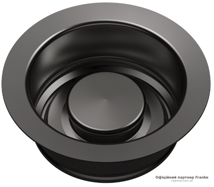 Фланець для Подрібнювача харчових відходів з клапаном PVD anthracite антрацит 112.0664.350