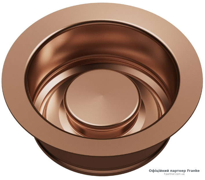 Фланець для Подрібнювача харчових відходів з клапаном PVD copper мідь 112.0664.394