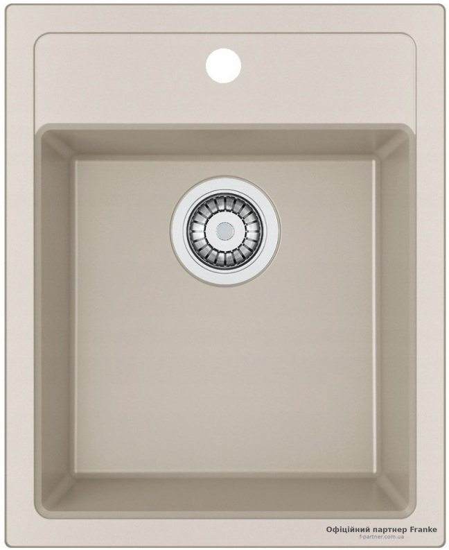 Мийка Franke Sirius SID 610-40 Тектонайт бежевий на стільницю 143.0671.748