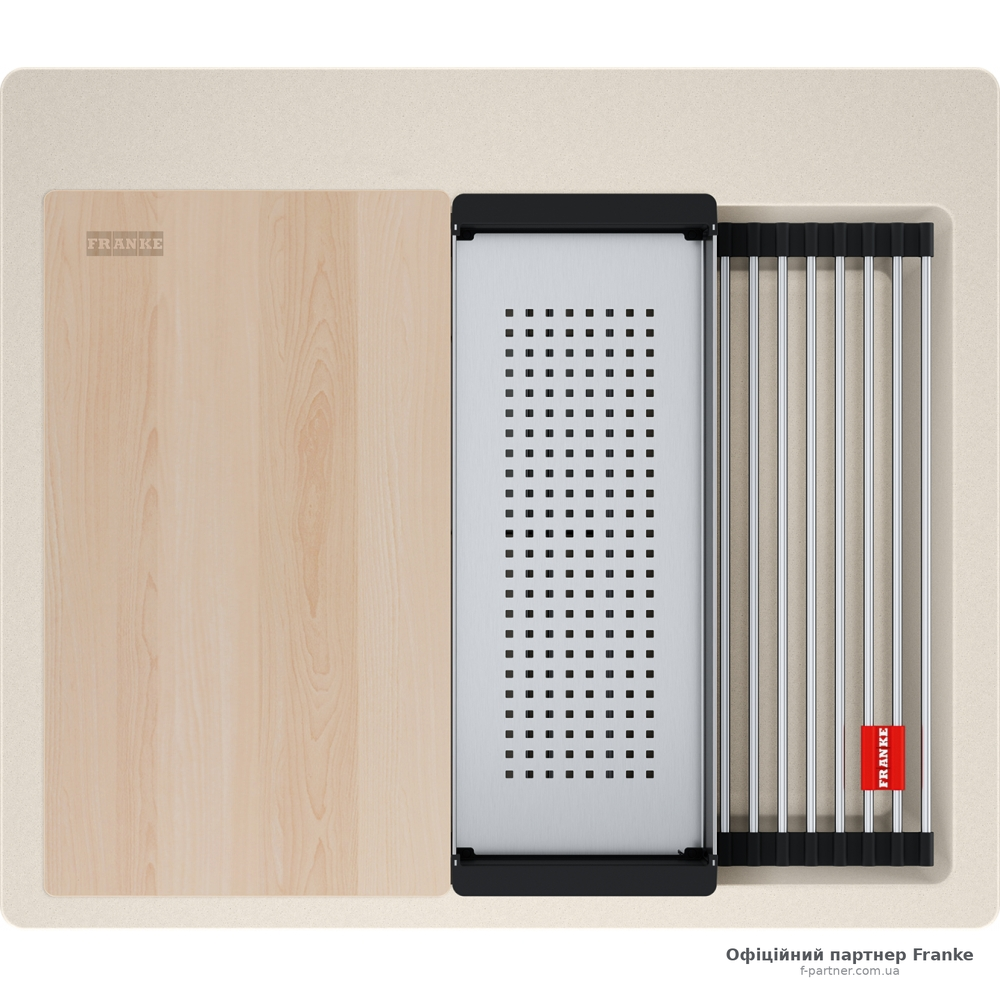 Мийка Franke KUBUS PRO KNG 610-53 Фраграніт сахара на стільницю 114.0749.506