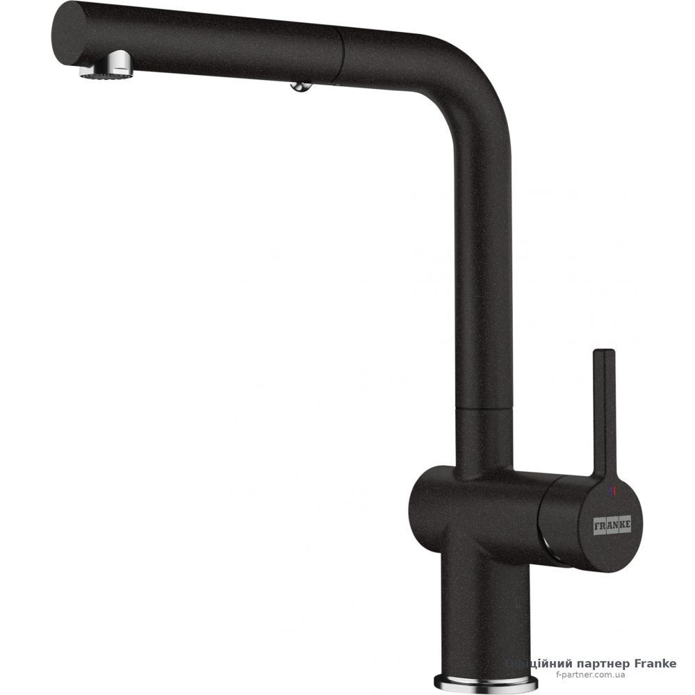 Змішувач Franke Active L Pull Out витяжний вилив онікс 115.0653.384