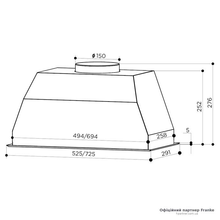 Кухонна витяжка Faber BI 305.0588.062