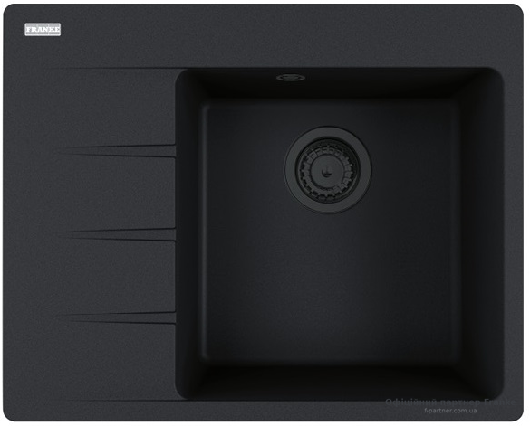 Мийка Franke Centro CNG 611-62 TL Black Edition Фраграніт чорний матовий на стільницю 114.0699.240
