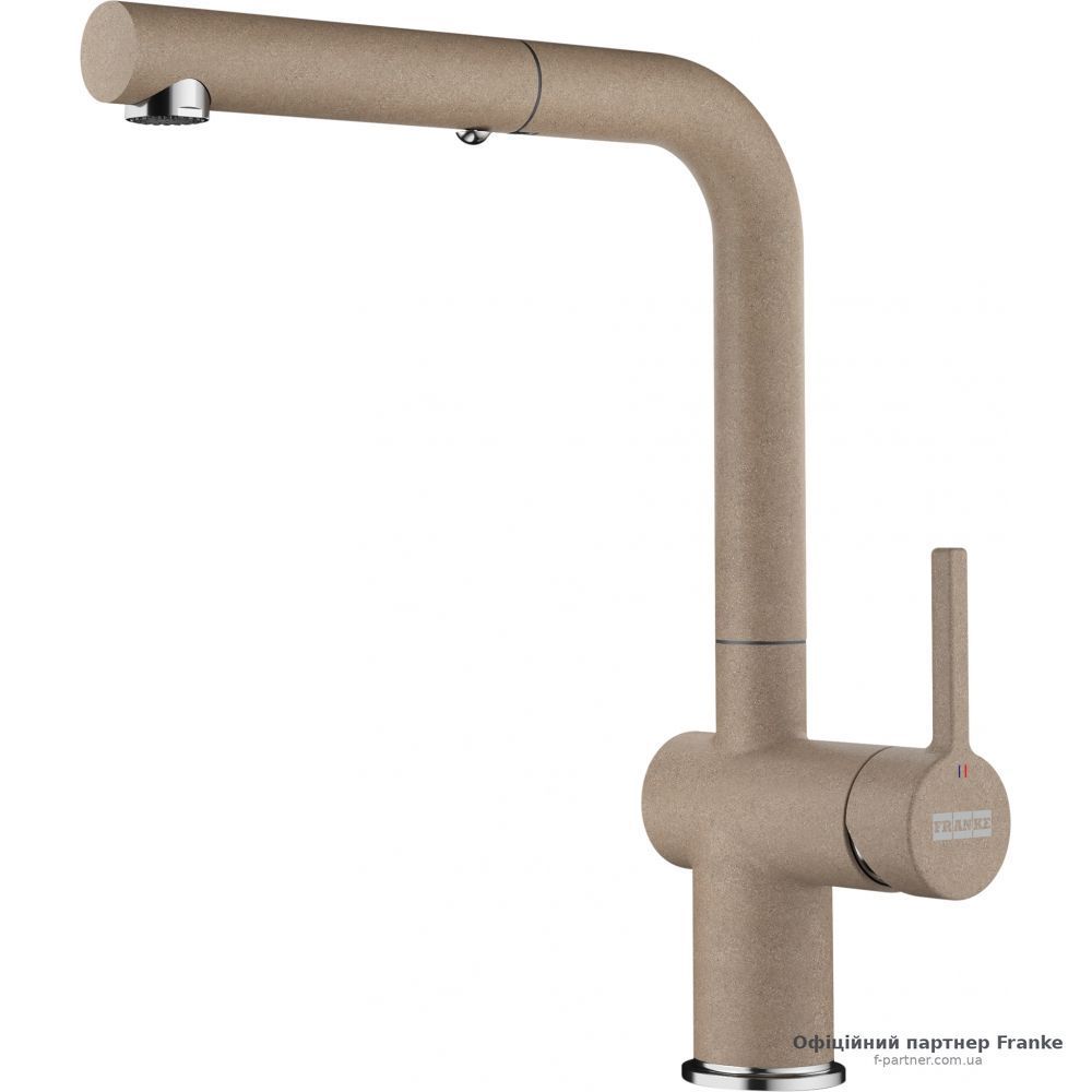 Змішувач Franke Active L Pull Out витяжний вилив мигдаль 115.0653.389