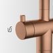 Змішувач Franke Atlas Neo Clear Water Pull Out витяжний вилив для фільтрованої води PVD мідь 120.0758.158 120.0758.158 фото 4